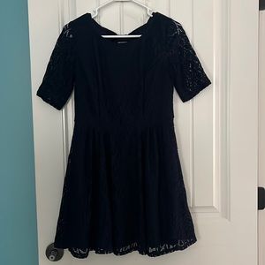 Medium navy blue mini dress